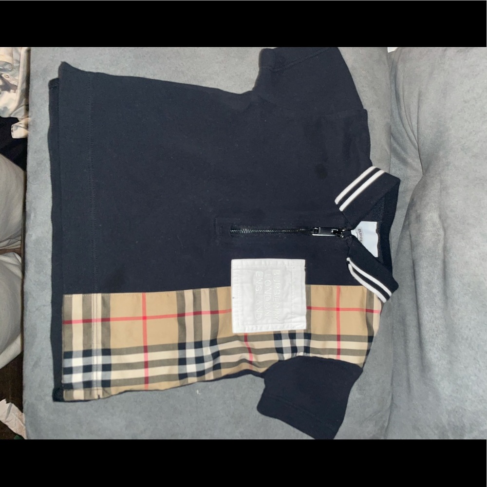 12 month Burberry kids  polo shirt